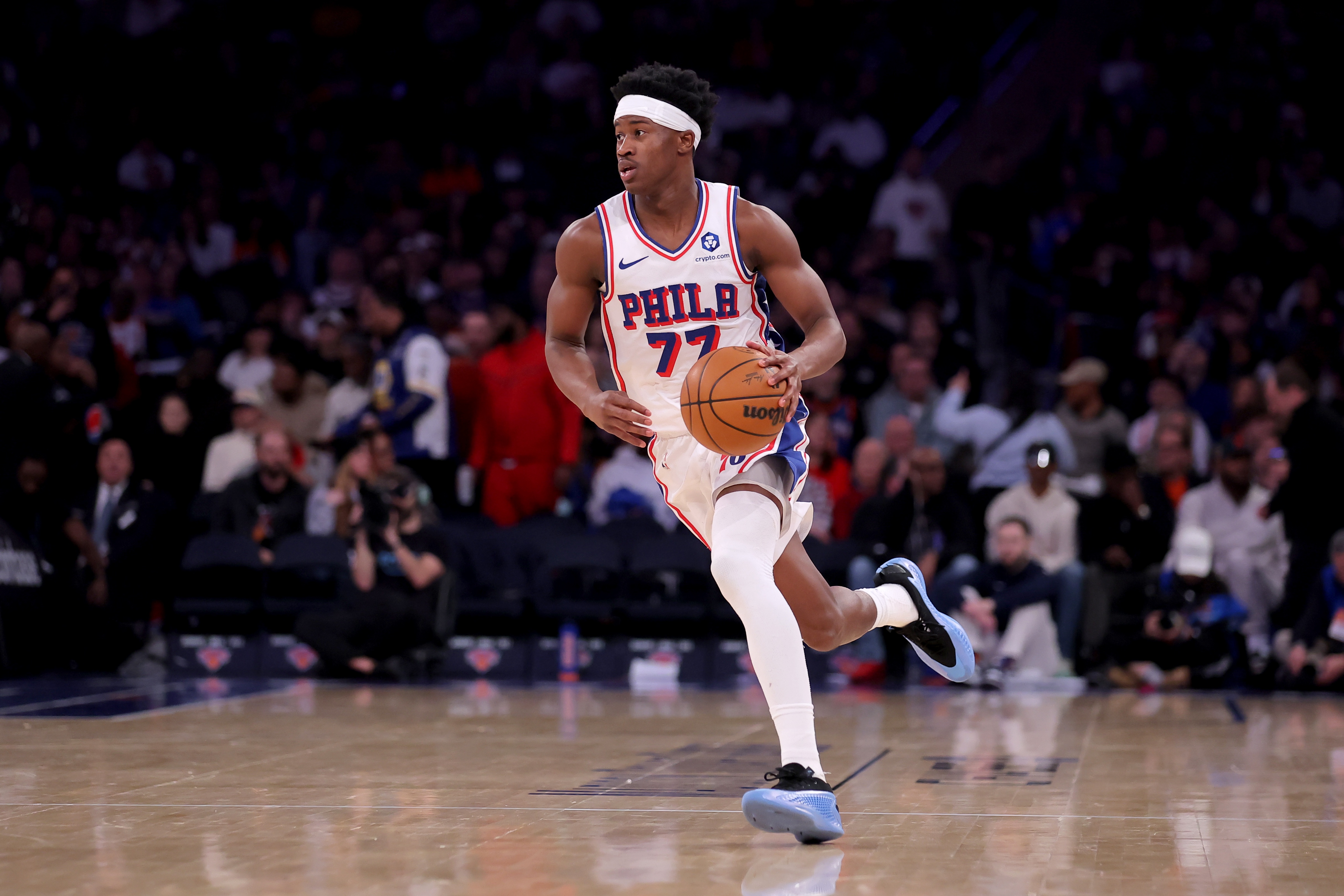 九游体育官网-大局已定！76人末节抢开局 轰出8-0领先20分打停奇才